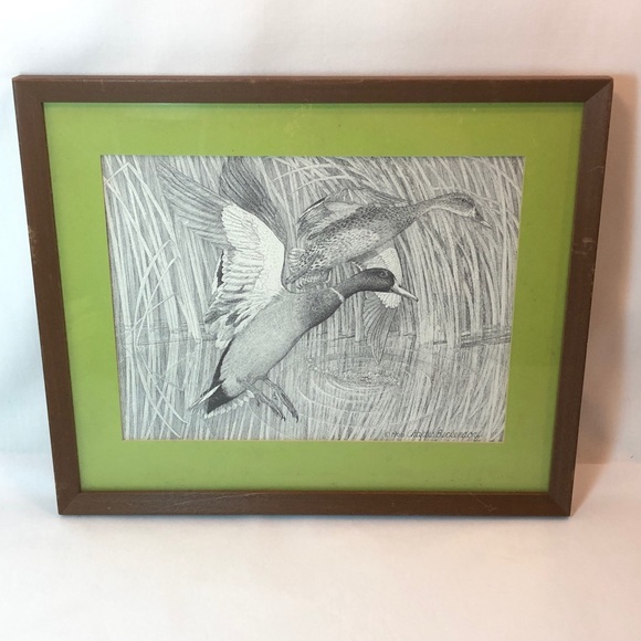 Charles Beckendorf Framed Print - Ducks in Flight
